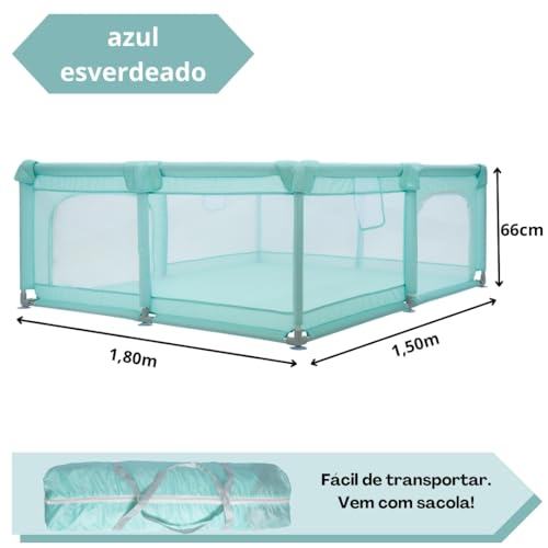 Cercadinho Para Bebês Chiqueirinho Playground Infantil Menino Menina Grande Desmontável Resistente C