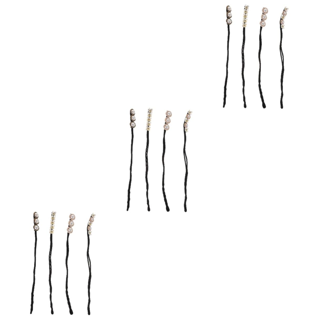 MAGICLULU 3 Sets Haar-donut-dutt-maker Einfach Zu Verwendender Haar-dutt- Zum Stylen Von Haar-dutt-maker-werkzeug 4 Stück * 3