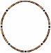 Native Treasure - Tiger Brown Coco White Heishe Puka Shell Necklace - 5mm (3/16") (22)