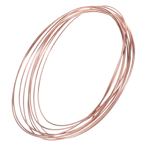 Alambre de cobre dorado flexible y moldeable para esculturas y manualidades