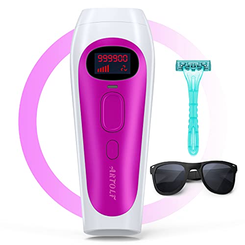 IPL Laser Hair Removal Device for Women, 999,900 Flashes At-Home Permanent Painless Hair Remover for Facial Whole Body