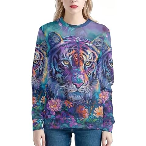 PinUp Angel Artistic Animal Sweatshirt for Women Cover