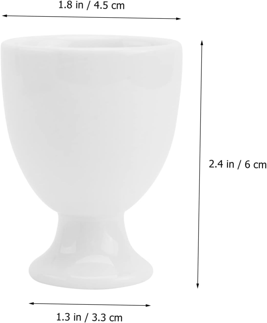 Ciieeo 6pcs Holders Practical Trays for Breakfast Food-grade Porcelain Racks Smooth Cups for Home Use for Housewarming and Weddings
