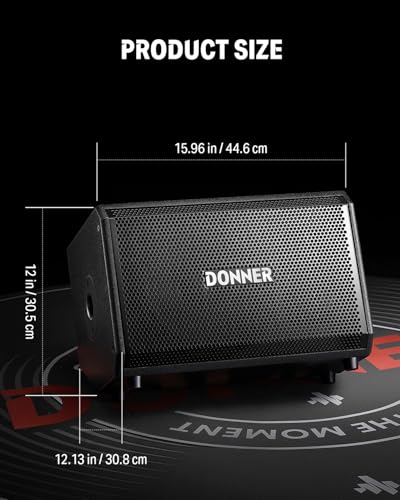 Donner Electric Drum Amp 200W, Peak Power 1000-Watt Wireless Professional Electronic Drum Amplifier Portable for Multi-Scene Use DDA-1000 - image 2