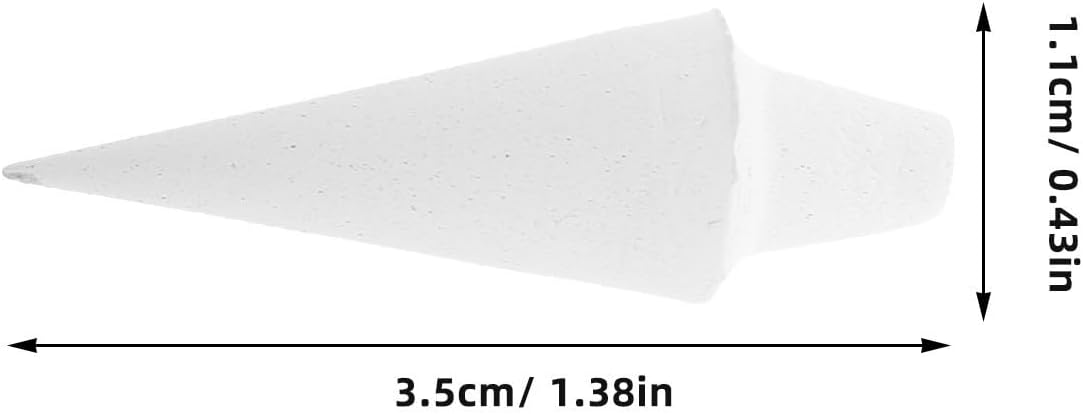 Operitacx 10pcs Ceramic Refractory Support Nails for Kiln Firing, Heat-Resistant Aluminium Oxide Pottery Kiln Accessories, Multi-Used and Easy to Store Nails for Hobbyist and Professional