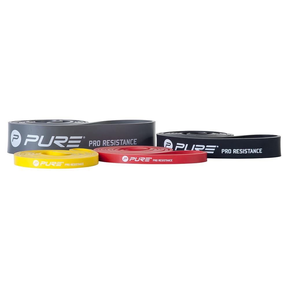 Pure2Improve Extra Heavy Pro Resistance Band - Unisex Grey Band For Strength & Fitness Training - View #4