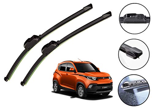 Image of Auto Hub Car Wiper Blades Compatibility With Mahindra KUV100 - Set of 2 Pcs (D-20,P-18)