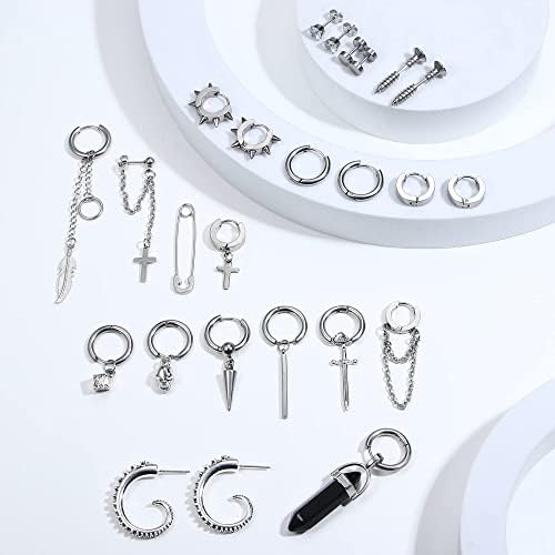 Piercing Microbell Curvo em Aço Cirúrgico Estéril com Rosca Externa - 6mm, 8mm e 10mm