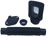 Rain Barrel Downspout Diverter Kit for 2x3 and 3x4 Downspouts (3x4 Downspout, Without Hole Saw)