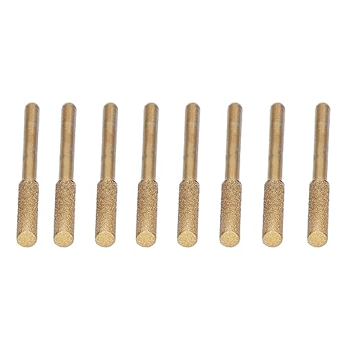 Electric Saw Sharpener 8Pcs | Sturdy Plated for Extended Use | High Efficiency Polishing Tools for Wood/Metal/Casting | Easy Installation & Maintenance (3 * 5.5mm)