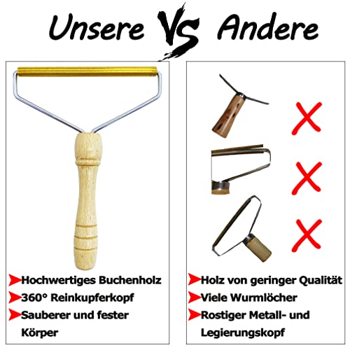 Tierhaarentferner Jaekeodo Fusselrasierer und Fusselrolle im Vergleich
