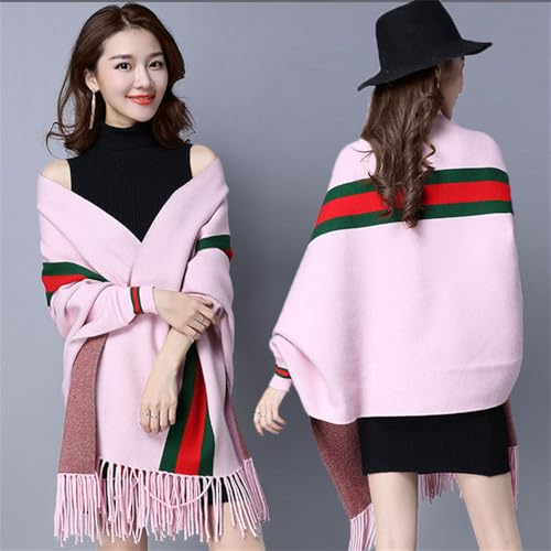 Spring and Autumn tassel ladies scarf, windproof and cold-proof shawl, party cape women wraps2