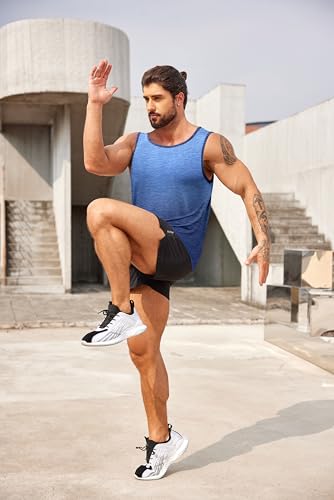 Image of COOFANDY Men's 3 Pack Workout Tank Tops Gym Muscle Tee Bodybuilding Fitness Sleeveless T Shirts