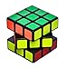 Produktbild Speed Cube 3x3, 3 x 3 Rubiks Cube, Baby Stacking Toy, Black Color, Size 5,5 cm x 5,5 cm, Quick and Precise Working, Magic Cube for Beginners and Advanced Users, Easy to Adjustment.