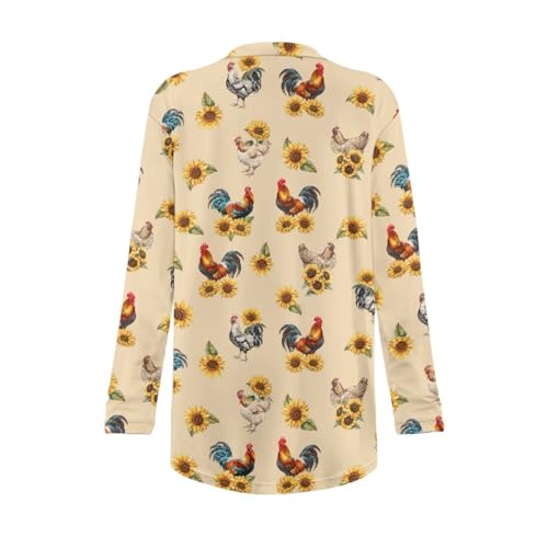Image of Biyejit Women's Long Sleeve Open Front Cardigan Casual Loose Lightweight Cardigans with Pockets Drape Cardigan