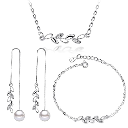 Ensemble bijoux argent 925 perles et zircon pour un éclat intemporel et raffiné