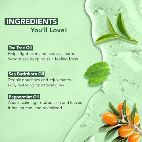 Botanic Hearth IN-BH-TEATREEWASH-KD Tea Tree Body Wash Helps Nail Conditions Athletes Foot Ringworms Jock Itch & Body Odor Soothes Itching & Promotes Healthy Skin And Feet Naturally Scented 16Fl Oz thumb #6