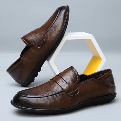 Men's Fashion - Forward Leather Loafers, Stylish Casual Shoes - Suitable for Urban Strolls, Creative Workplaces & Daily Commutes2