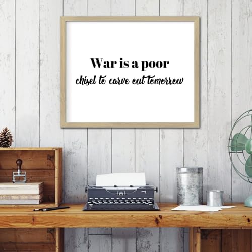 Dekoratives Vintage-Wandkunst, gerahmt, Wandkunst, Schild mit Aufschrift...