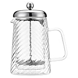 CONCEPTION ERGONOMIQUE : Avec un bec verseur anti-goutte et une grille en acier inoxydable, vous pouvez déguster un café fraîchement moulu sans aucun problème.