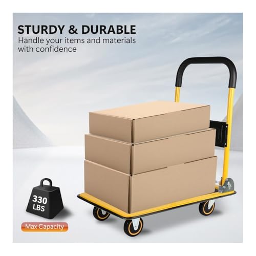 Carretilla plegable grande con capacidad 330 lbs miniatura 3