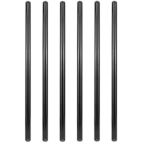 GeilSpace 6 Pack 1/2" Industrial Steel Pipes Cover