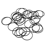 HIAKDOFT 30 Stück Flache Gummiriemen 44mm X 1,2mm für Kassettenrekorder Dvd Player Antriebsriemen...