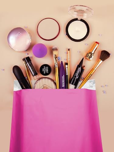 Image of Pink Poly Mailers 24x24 100 Pcs, Cute Waterproof Shipping Bags with Self-Seal Adhesive, Durable Tear-Resistant Shipping Envelopes for Clothing
