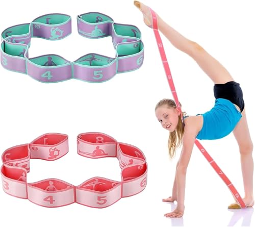 Yuqilin 2 Piezas Bandas de Fitness,Cinta Elastica Ejercicios Band...