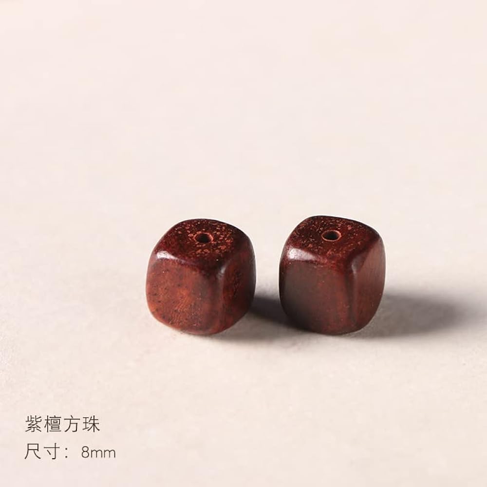 Amazon.com: xiexuelian 紫檀木/绿檀木/黑檀木DIY工艺打磨方珠