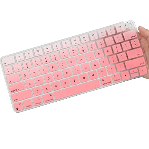 Keyboard Cover for Apple 2024/2023/2021 iMac All-in-One Desktop Keyboard, iMac 24 Inch with M4 /M3 /M1 Chip with Touch ID & Apple Magic Keyboard A2449 A2450 MK293LL/A MK2A3LL/A, Magic Keyboard3