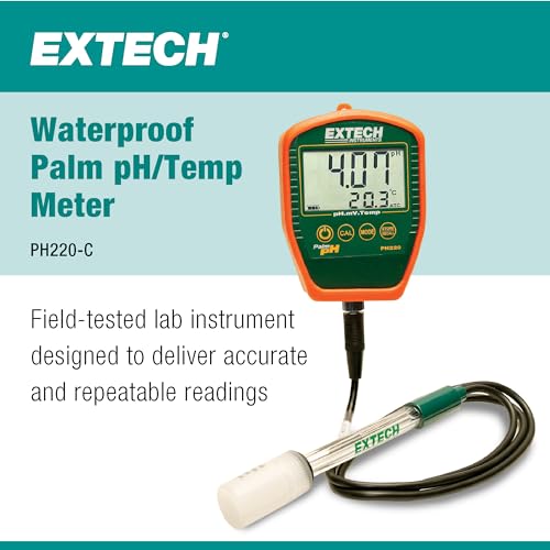 Extech PH220-C Waterproof Palm Ph Meter thumb #1