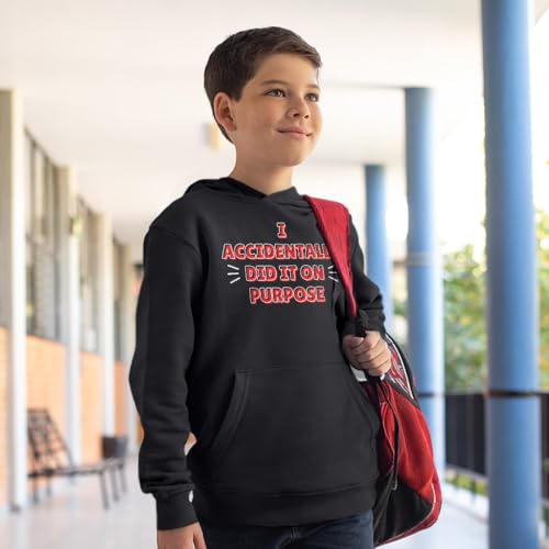 I Accidentally Did It On Purpose Kids' Hoodie - Sassy Hooded Sweatshirt - Funny Hoodie for Kids3