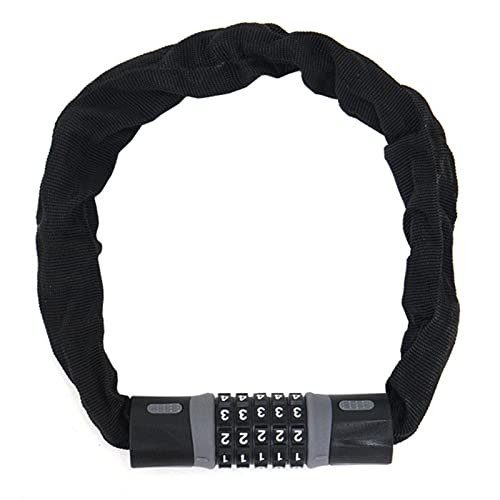 POENVFPO Chain Combination Lock, Santi Theft Lock Keyless Lock 5 Digit Chain Combination Lock Alloy Steel Lock Core for