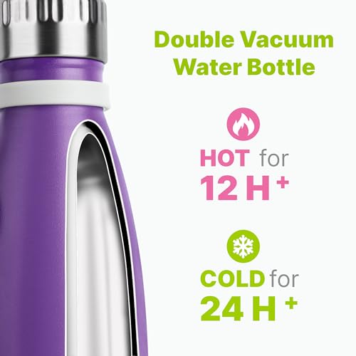 Image of 9 oz Stainless Steel Water Bottle,Double Wall Vacuum Insulated