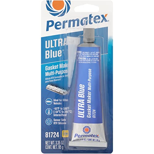 Permatex 80022 Sensor-Safe Blue Rtv Silicone Gasket Maker, 3 Oz. Tube #TOP18