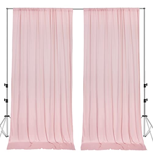 Cortinas Fondo Fotográfico Rosa 10ft x 8ft miniatura 1