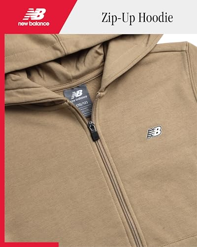 New Balance Active Boys Zip Up Hoodie - Warm Fleece Hoodies for Boys Youth Kids Sweatshirt Activewear with Pockets (8-20)2