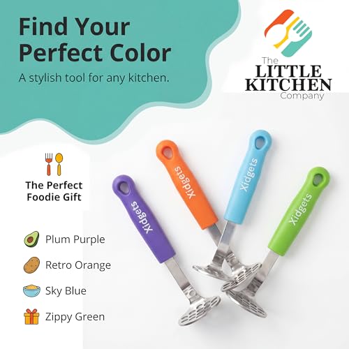 Mini Avocado Masher, Small Potato Masher, Heavy Duty, Kitchen Utensil. Stainless Steel, Tiny Masher, Compact Mini Masher for Avocado - Effortless Guacamole Preparation, Dishwasher Safe.… (Green) - Thumbnail 7