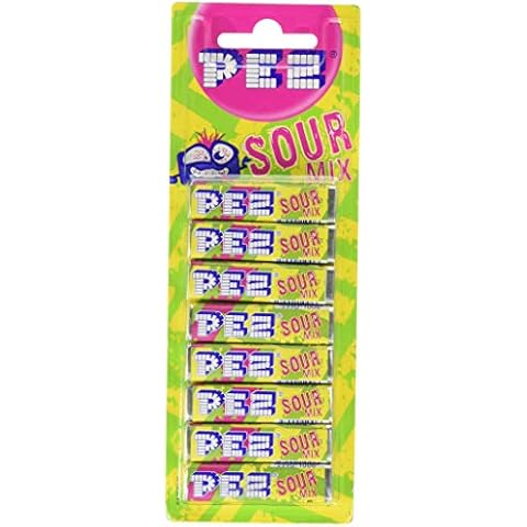Pez Dispenser Candy Refills Sour, 1 Set Cover