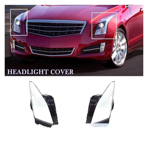 Cache lentille phare pour rénover éclairage Cadillac ATS remplacement coque transparente - 2