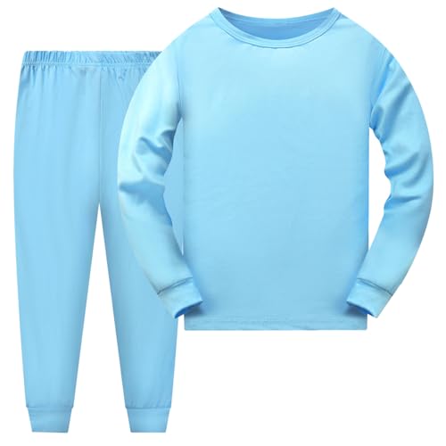 Niños pequeños Niñas Manga larga Estampados sólidos Camiseta Tops Pantalones largos Trajes Trajes De Bautizo Niño De 2 Años Trajes De Surf Mujeres