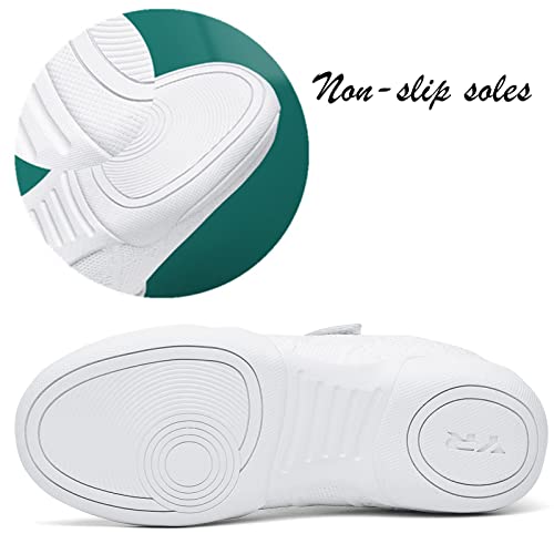 Kkdom Youth Girls White Cheerleading Shoes Athletic Dance Sport Training Shoes Competition Tennis Sneakers Cheer Shoes White Us Size 11 M Little Kid #TOP6