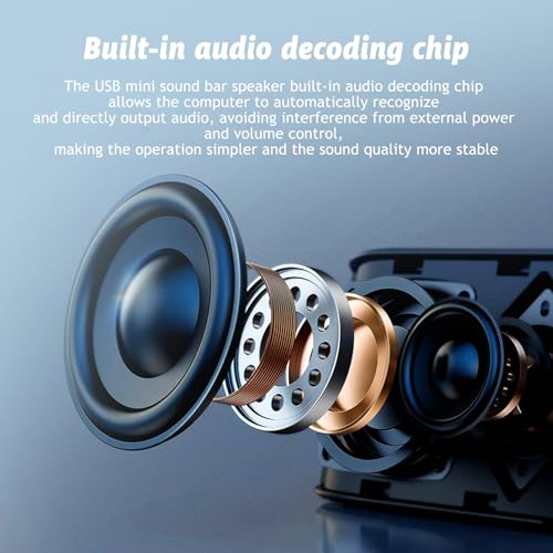 DEPUDASpeaker USB Small Computer Speaker Bar WX-101 の商品画像 3