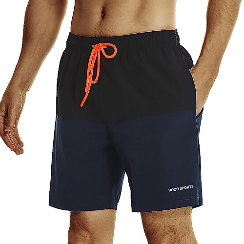 Image of HODOSPORTS Mens Swim Trunks 7 inch Quick-Dry Swim Shorts with Mesh Lining and Pockets