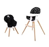 CONFORT OPTIMAL: Coussin réversible avec motifs graphiques, assise ergonomique et harnais de sécurité à 5 points pour le maintien du bébé