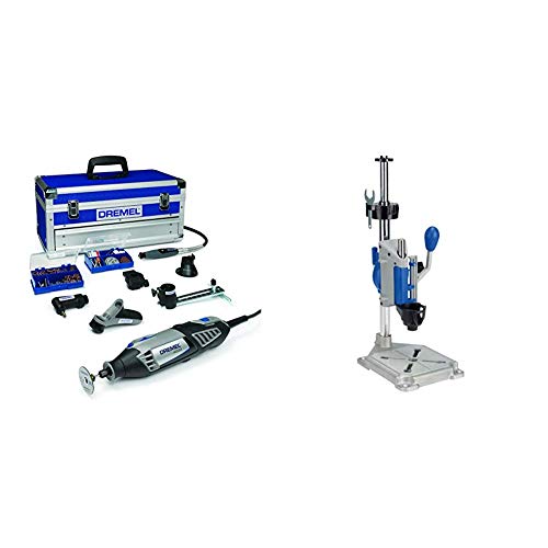 Dremel Platinum Edition 4000-6/128 - Multiherramienta (175 W, 6 complementos, 128 accesorios) & Workstation - Centro de trabajo para Dremel (TM) (220)