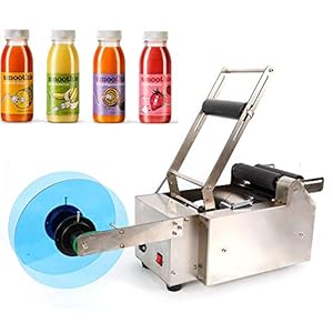 MT-50 Semi-automatische etiketteermachine, 50 stuks, ronde fles, ronde laboratorium, etiketteermachine, ronde fles…