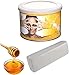 Strisce Depilatorie Gambe con Cera Depilatoria Barattolo Miele Ceretta a Caldo Kit Ceretta Ceretta Viso 100 Strisce per Ceretta Depilazione Donna Cera per Ceretta Ceretta a caldo Kit Completo Set Cera