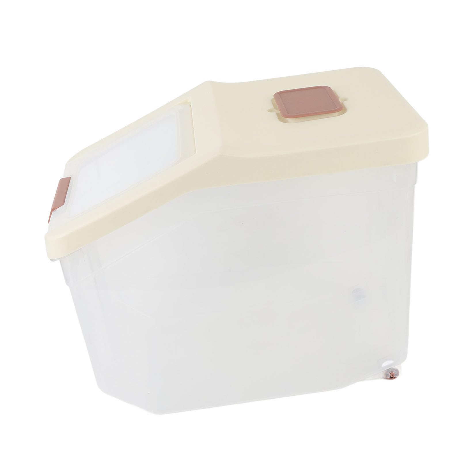 Hidyliu Reis-Aufbewahrungsbehälter, Luftdichte Mehl-Aufbewahrungsbox für die Organisation der Küche, Speisekammer, Langlebig, Klare Sicht, Tierfutterbehälter, PP-Material (25kg)